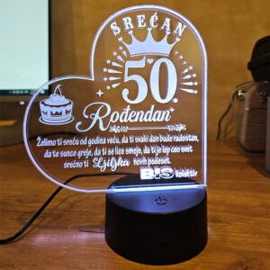 Rodjendanska led lampa