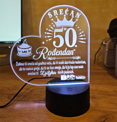 Rodjendanska led lampa